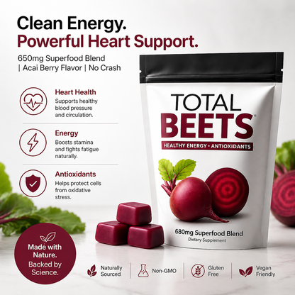 Total Beets – Clean Energy + Heart Support